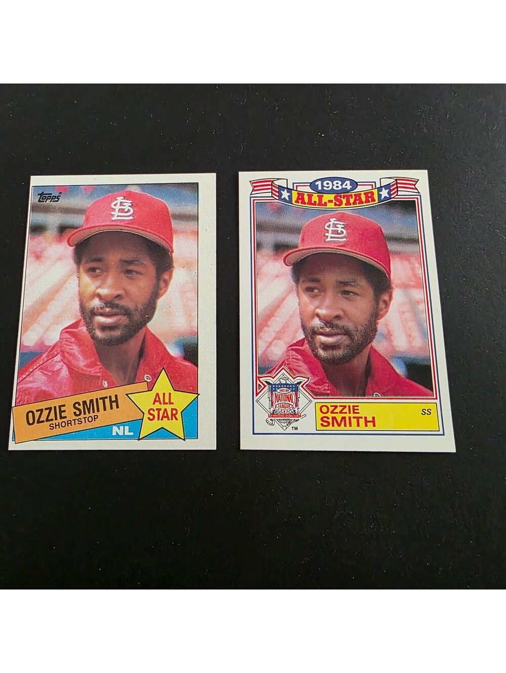 1985 Ozzie Smith All Star Lot of 2 Glossy #5 & #715